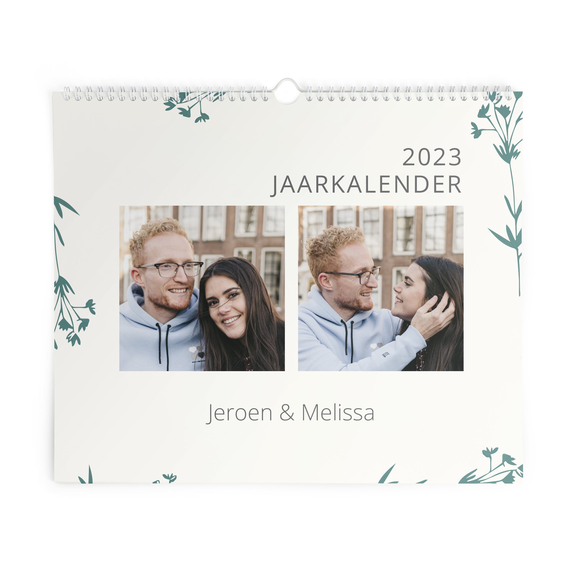 Gepersonaliseerde jaarkalender 2023 - Liggend