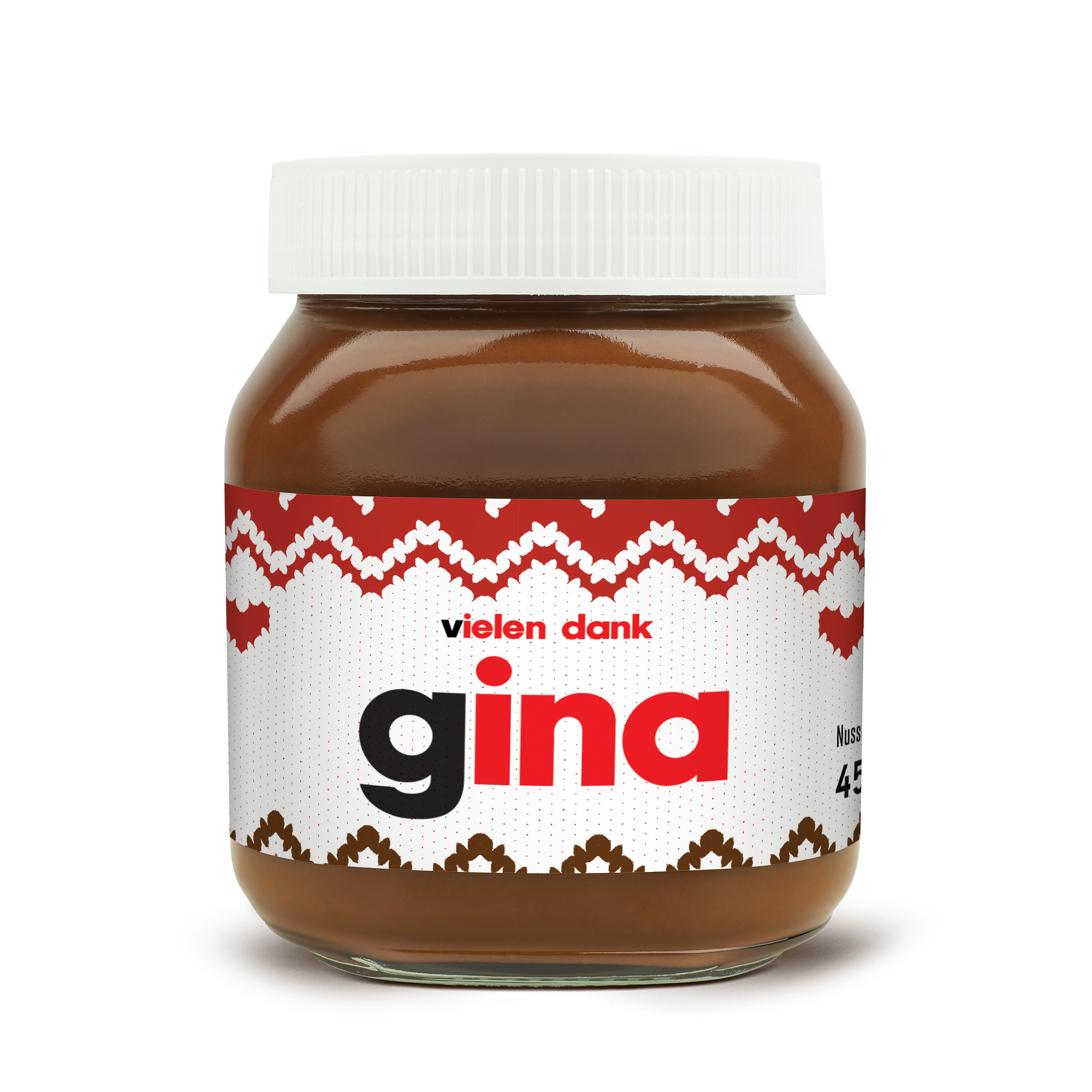 nutella Glas personalisiert mit Namen 