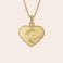 Collier cœur gravé Collier cœur gravé