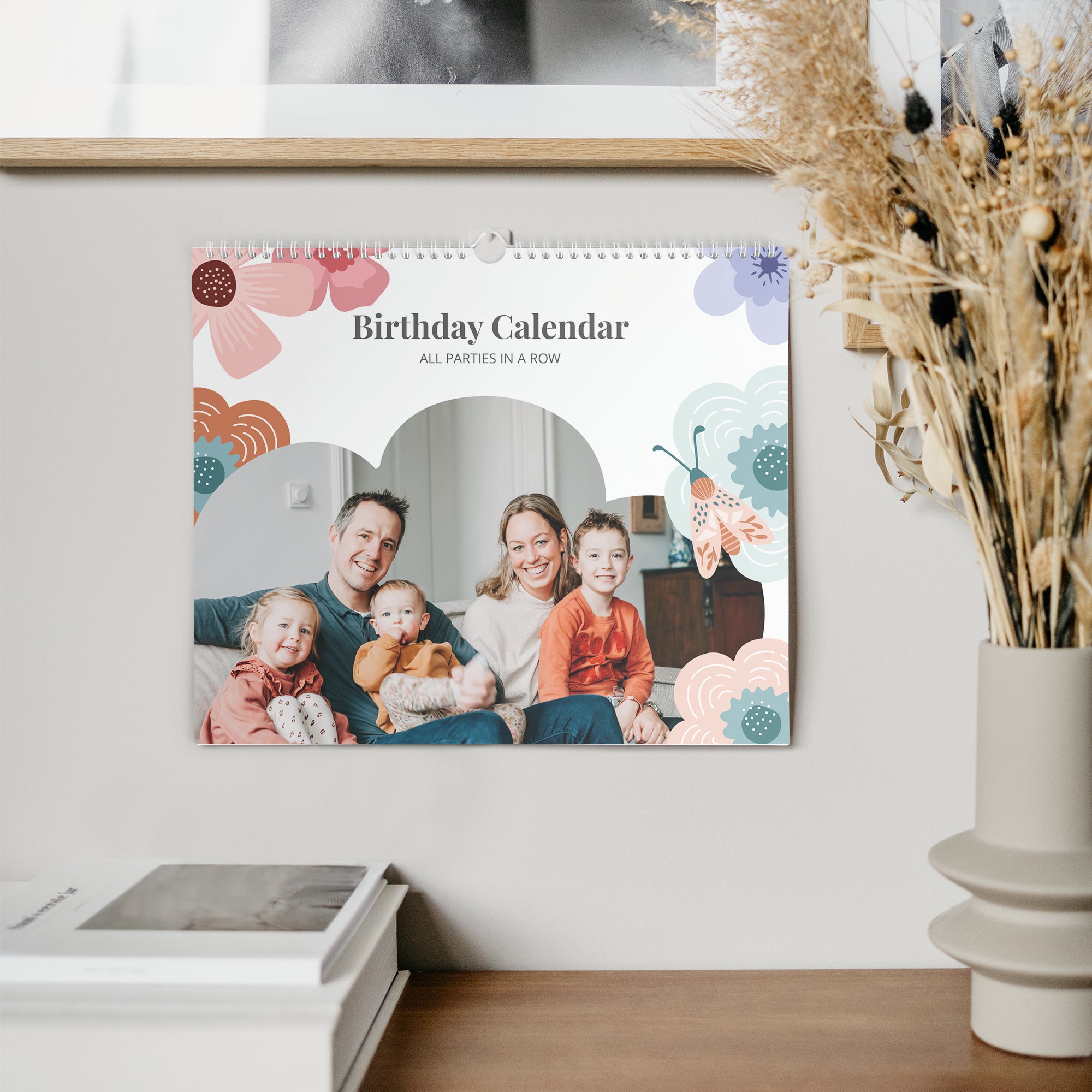 Personalised birthday calendar - Horizontal - XL