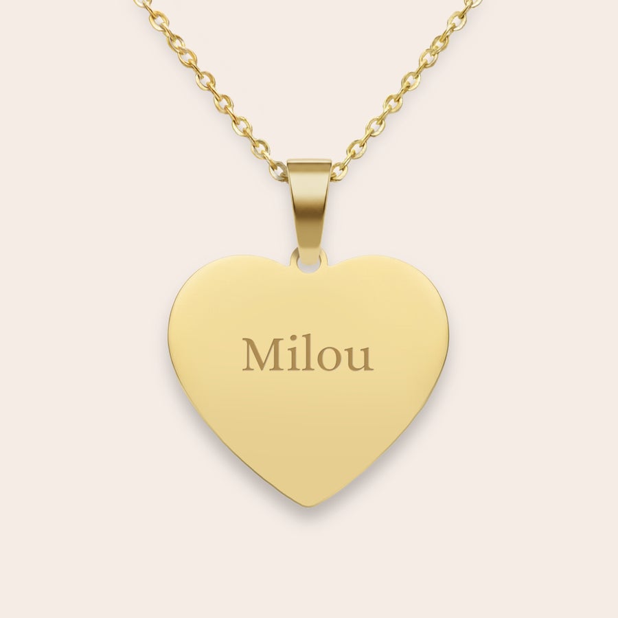 Hartje ketting graveren Hartje ketting graveren