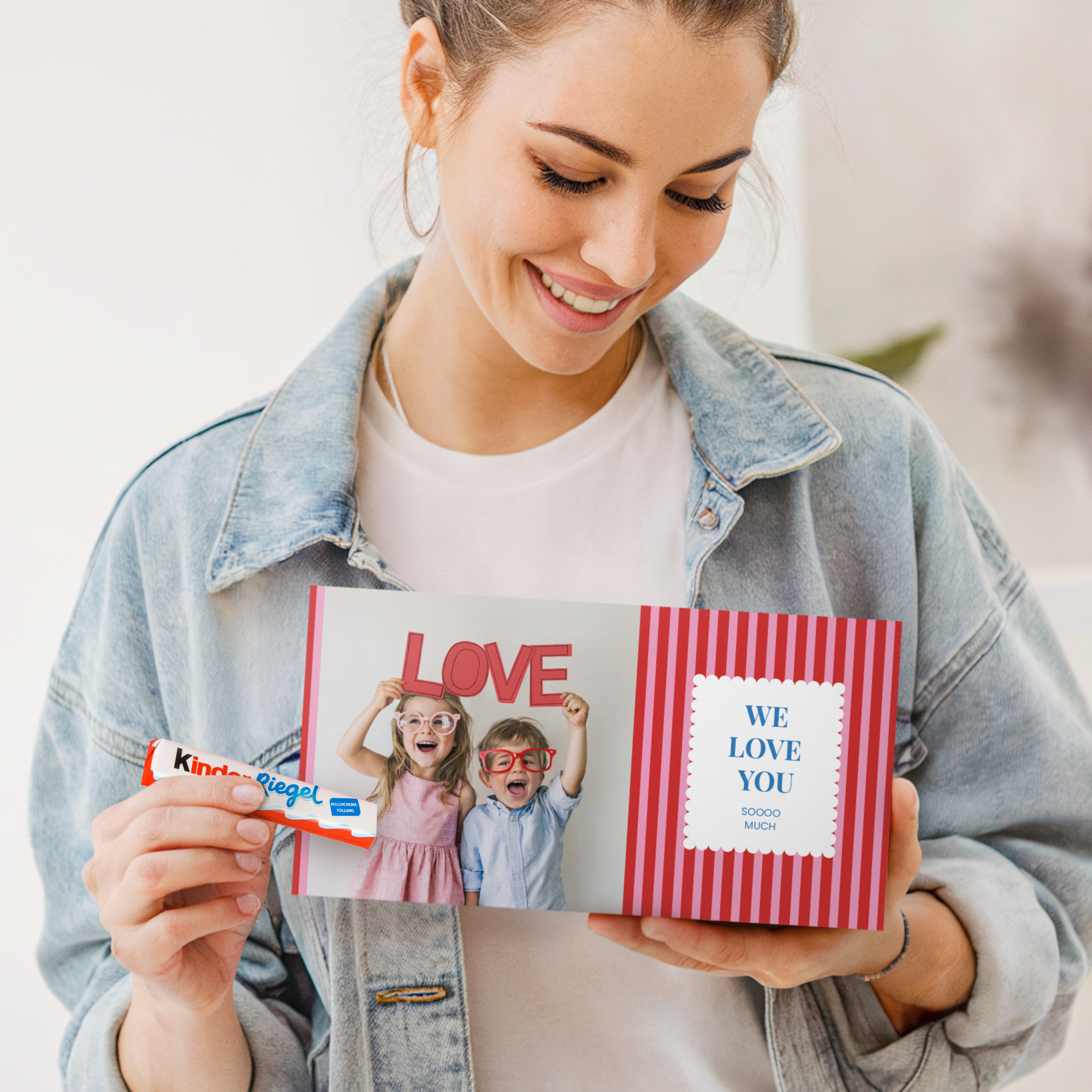 Cioccolato kinder personalizzato