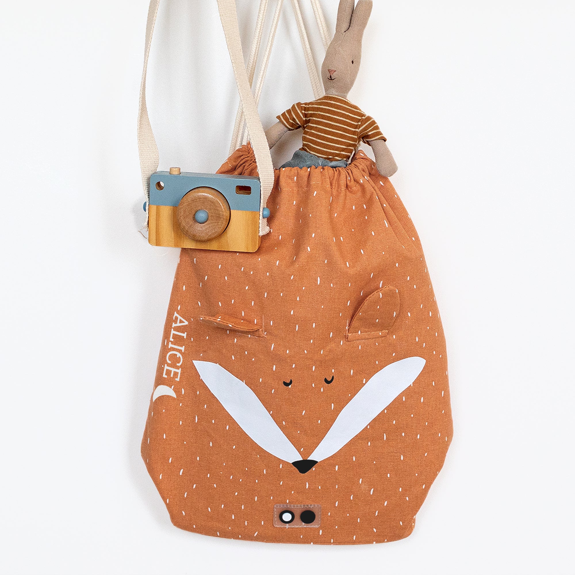 Personalised drawstring bag Fox