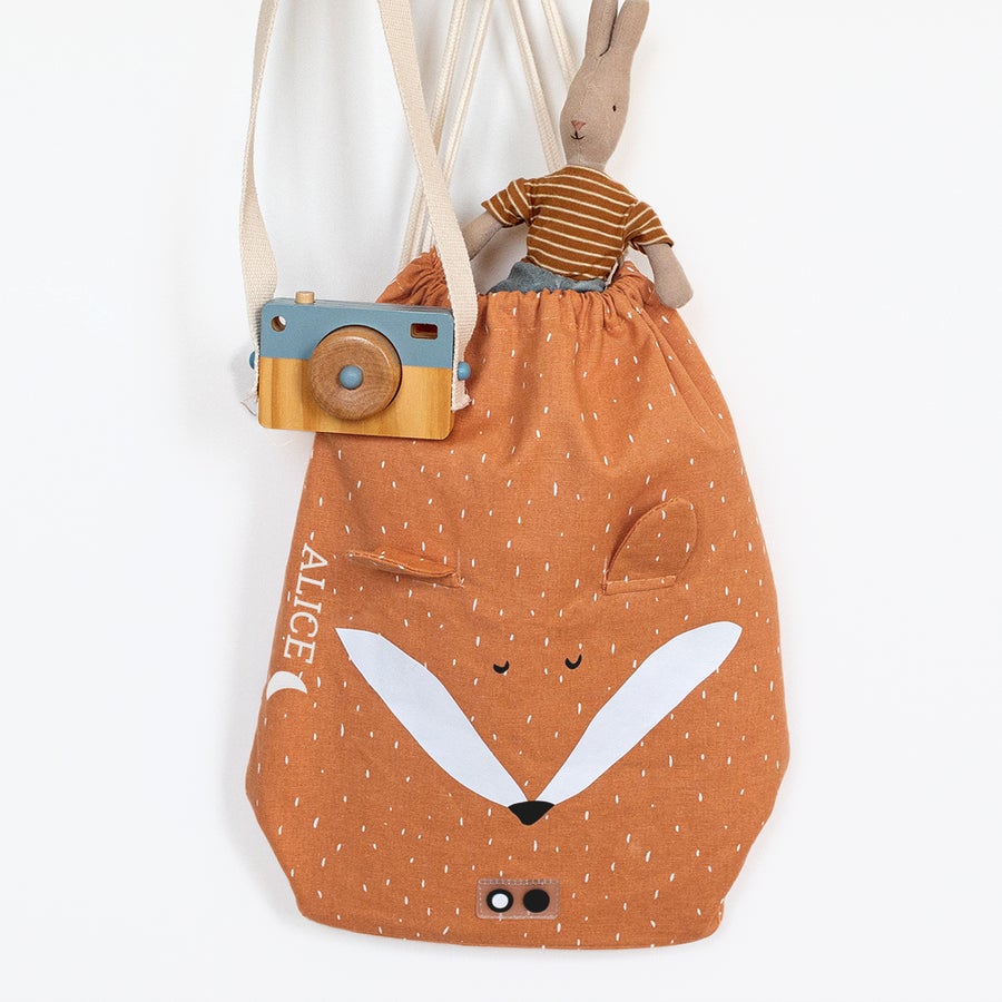 Fox Drawstring Bag