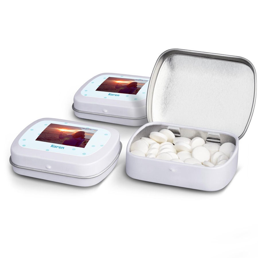 Pebermynter i dåse - sæt af 10