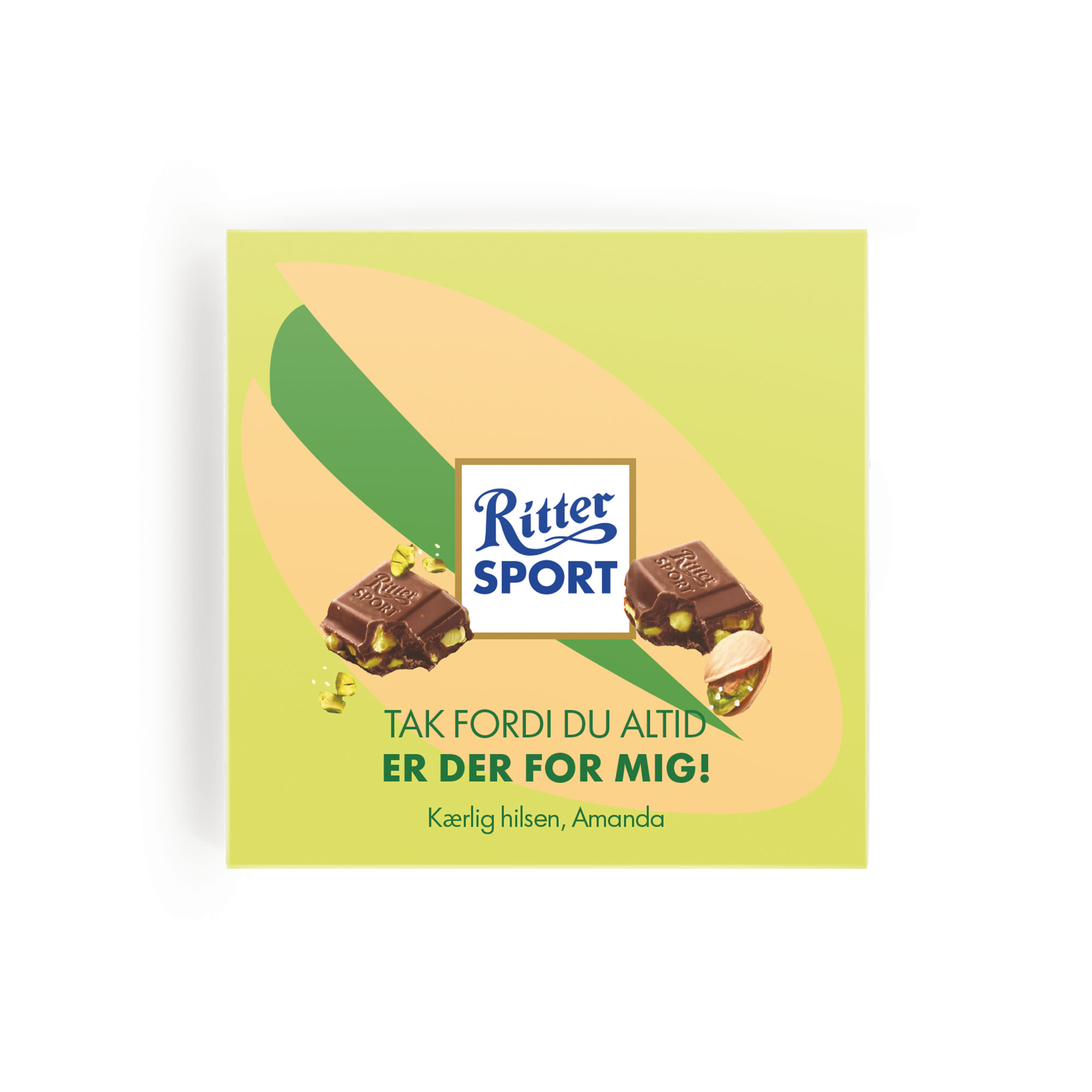 Personlig Ritter Sport chokolade