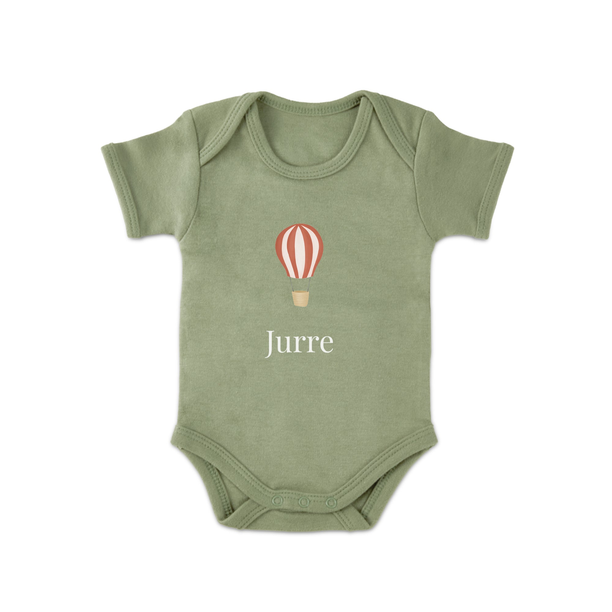 Romper bedrukken - Korte mouw - Groen - 86/92 Romper bedrukken - Korte mouw - Groen - 86/92