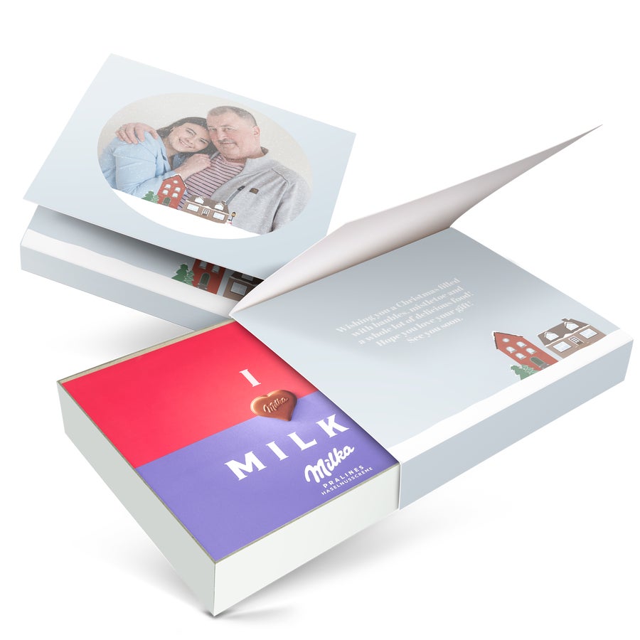Personalised Milka Chocolate Gift Box - Christmas Personalised Milka Chocolate Gift Box - Christmas