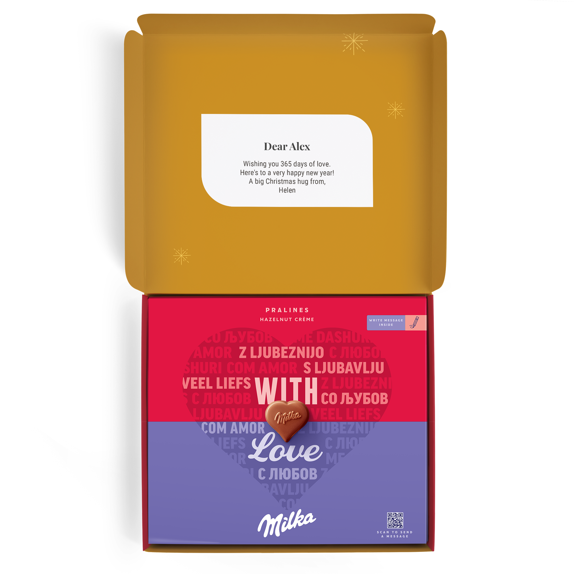 Pralinés de Milka Natal