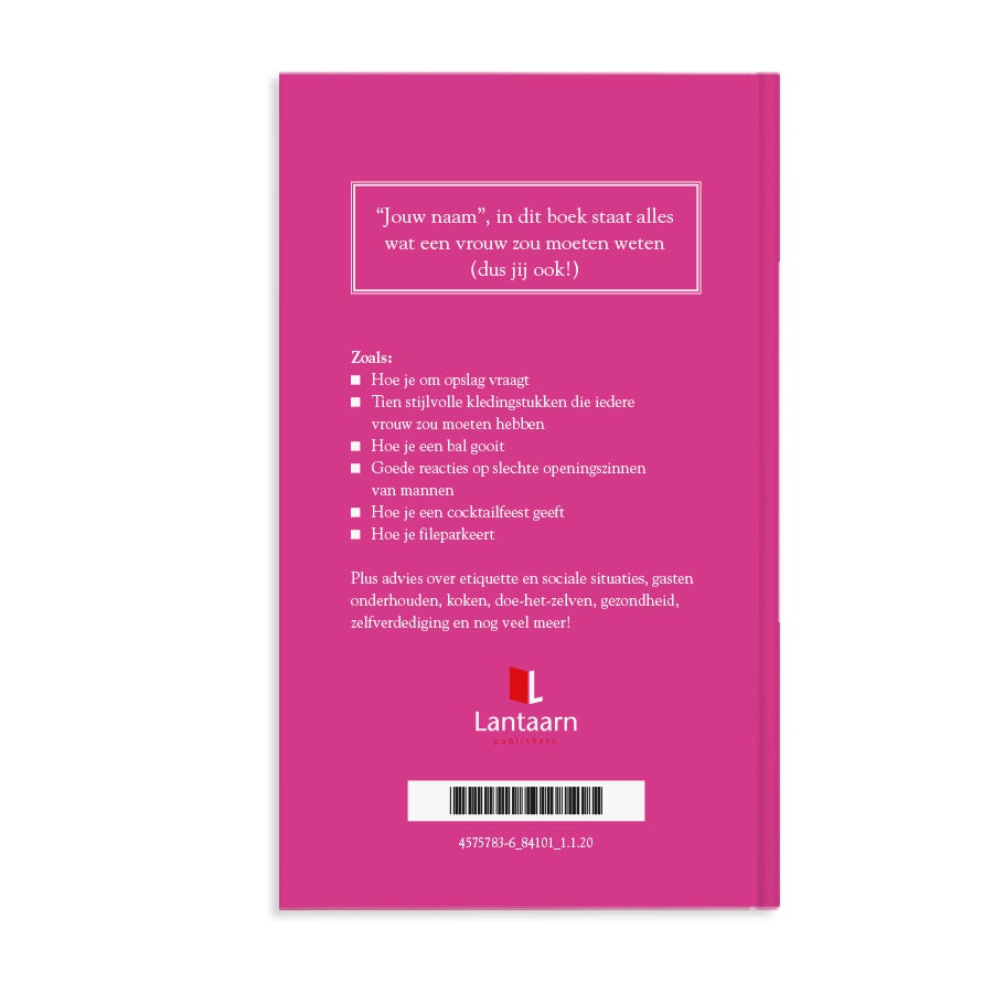 Boek "Vrouwenzaken" personaliseren