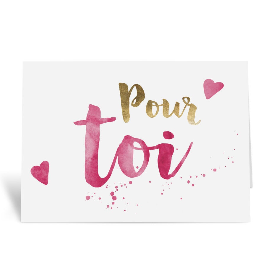 Carte cadeau personnalisée