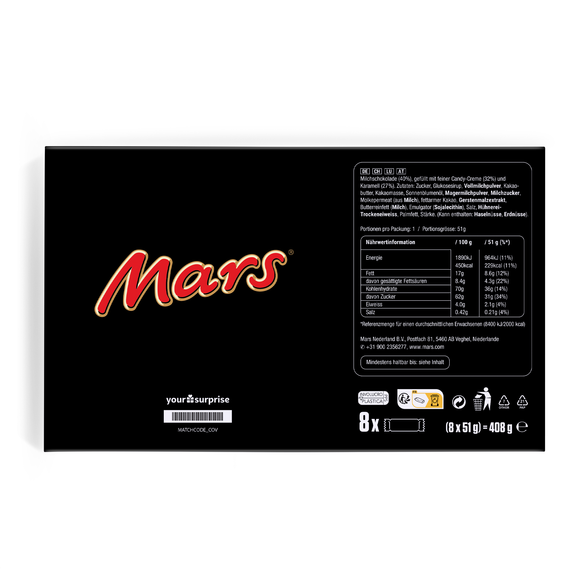 Personalisiertes Mars Geschenk