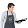 Custom Christmas apron - Grey