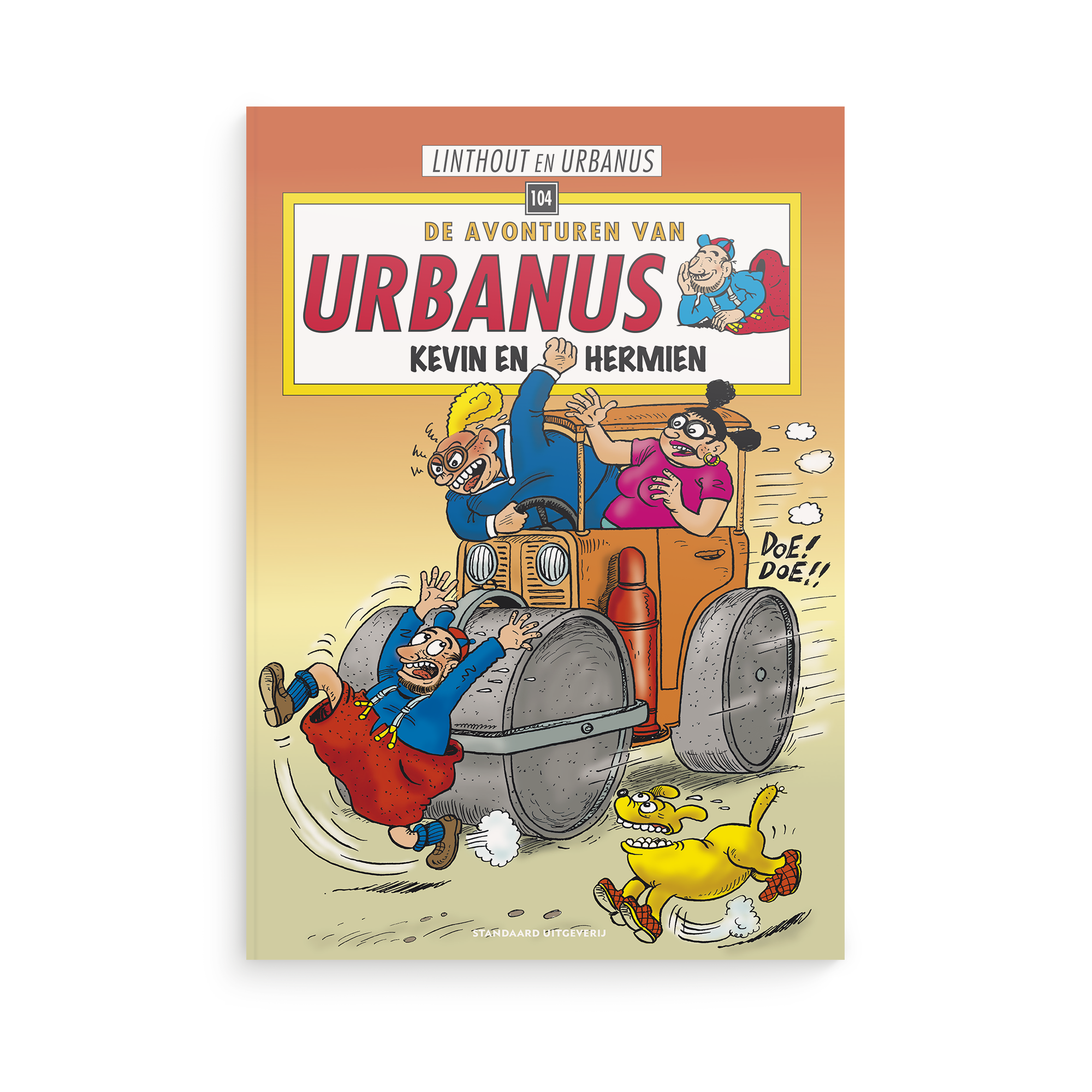 Persoonlijk stripboek met naam en foto - De avonturen van Urbanus 'Herman & Hermien' (Softcover) met gepersonaliseerde namen voor een uniek cadeau.