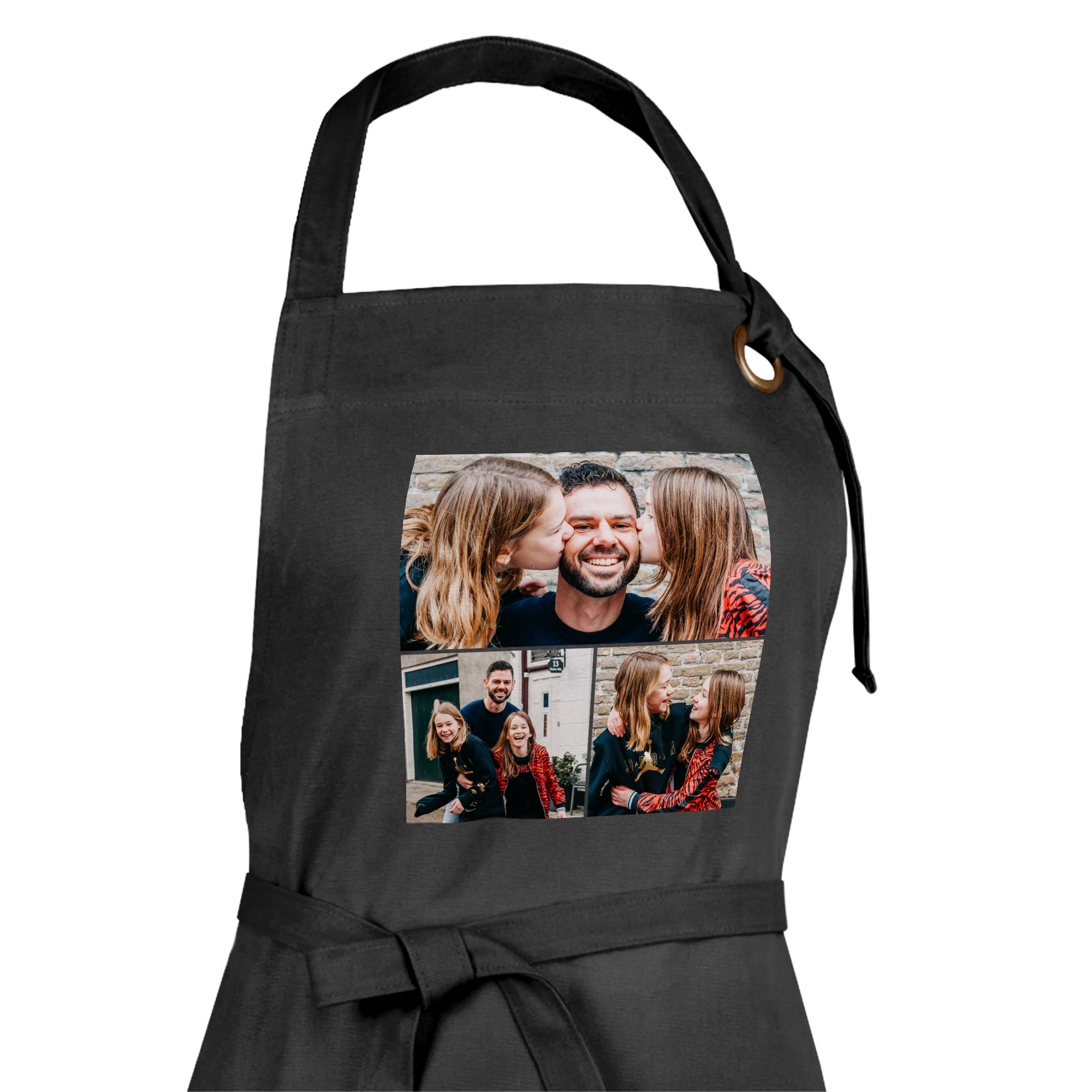 Delantal personalizado negro