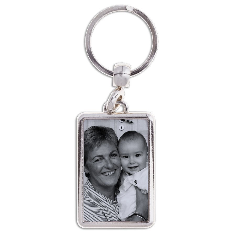 Custom Keychain Grandparents Gifts Personalised Keyring for Grandma