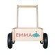 Wooden push bil med navn