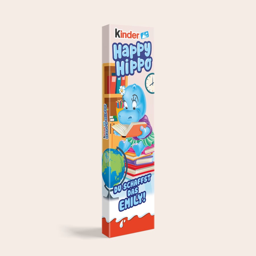 kinder Happy Hippo Geschenk Personalisiertes kinder Happy Hippo Geschenk mit gedruckter Botschaft