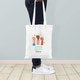 Tote bag Super-héros - blanc