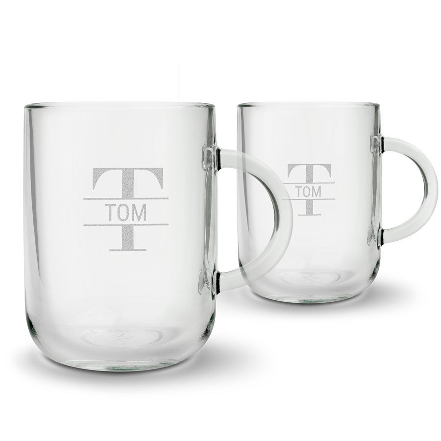 Teeglas mit Gravur