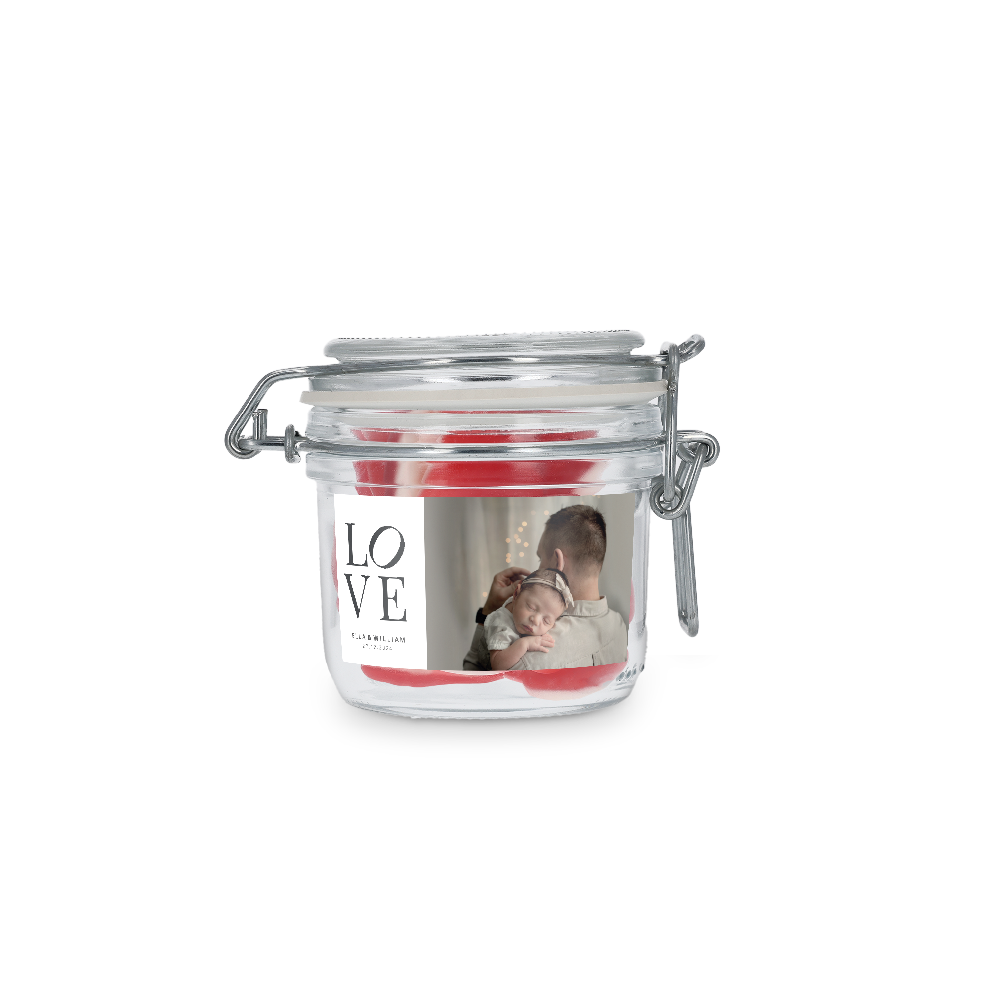 Borcan de dulciuri personalizat