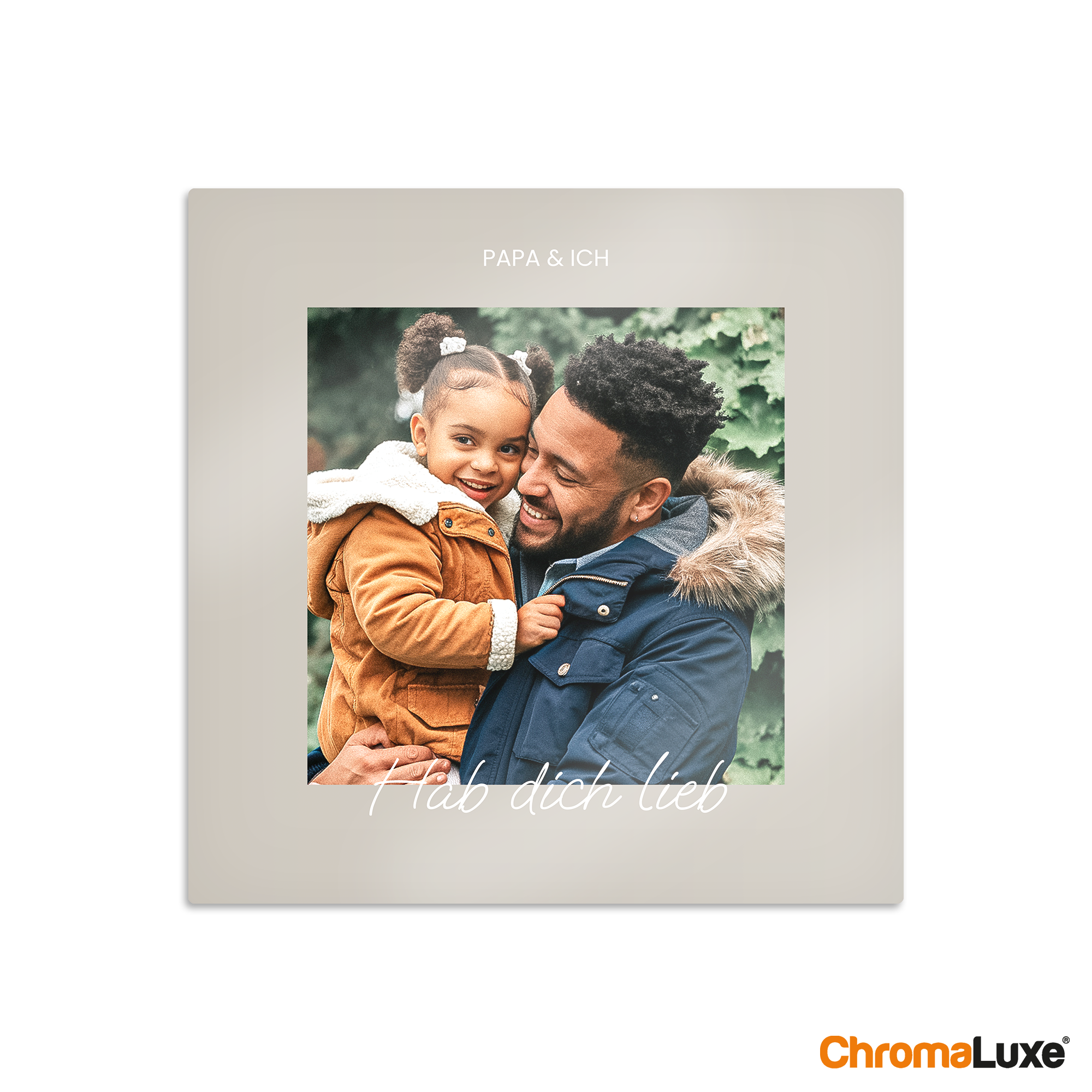 Instagram Collage auf Aluminium