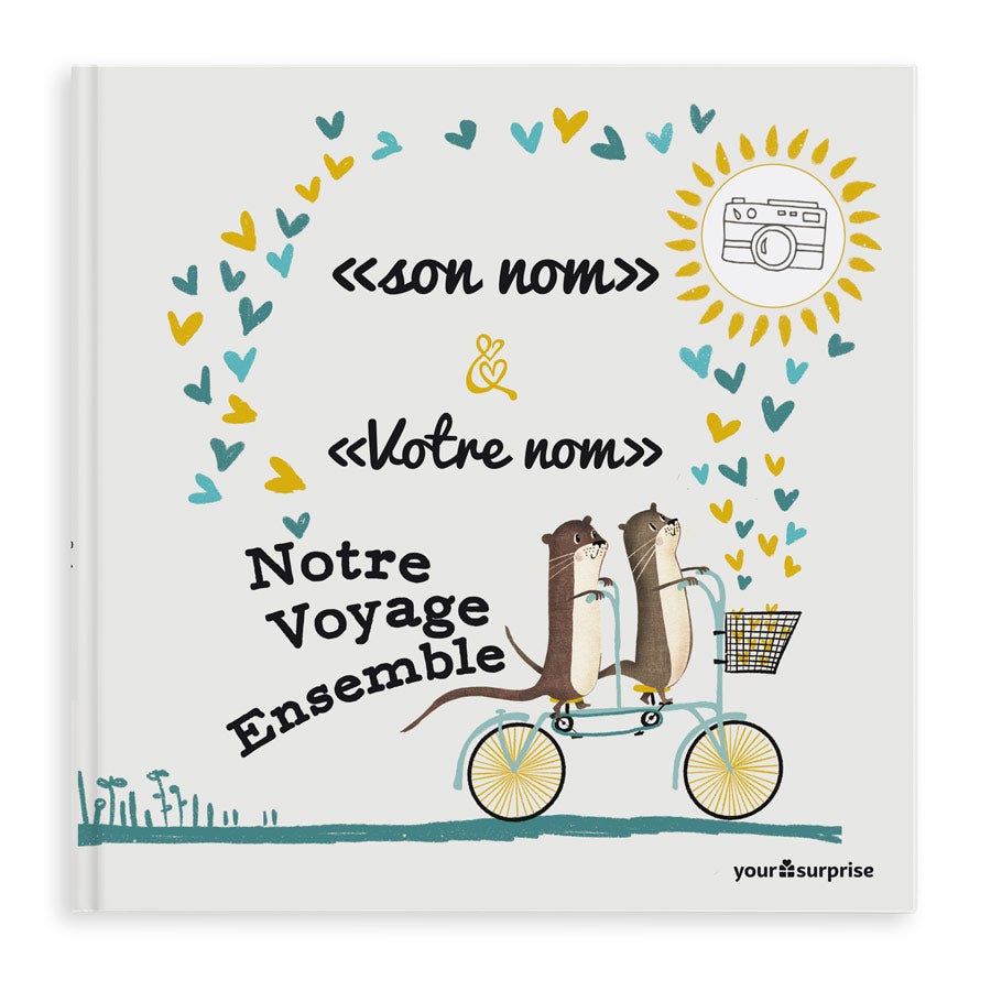 Livre personnalisé - Notre voyage ensemble