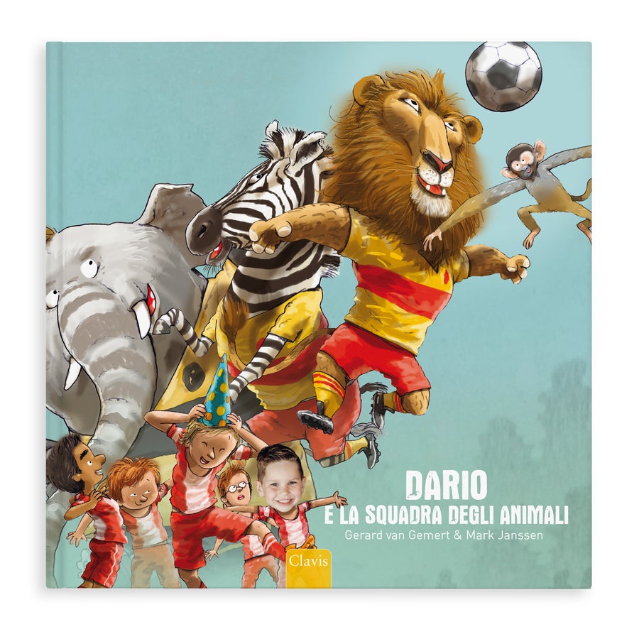 Libro personalizzato per bambini - Your Animal Team - Copertina rigida