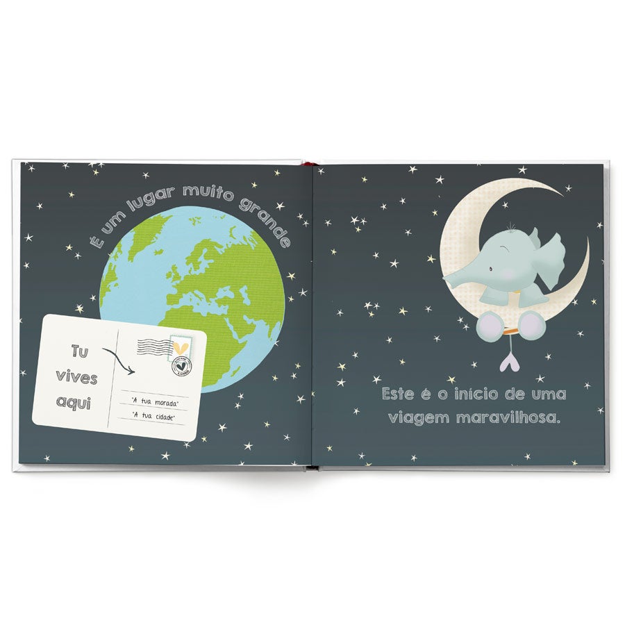 Livro Personalizado - Bem vindo ao mundo