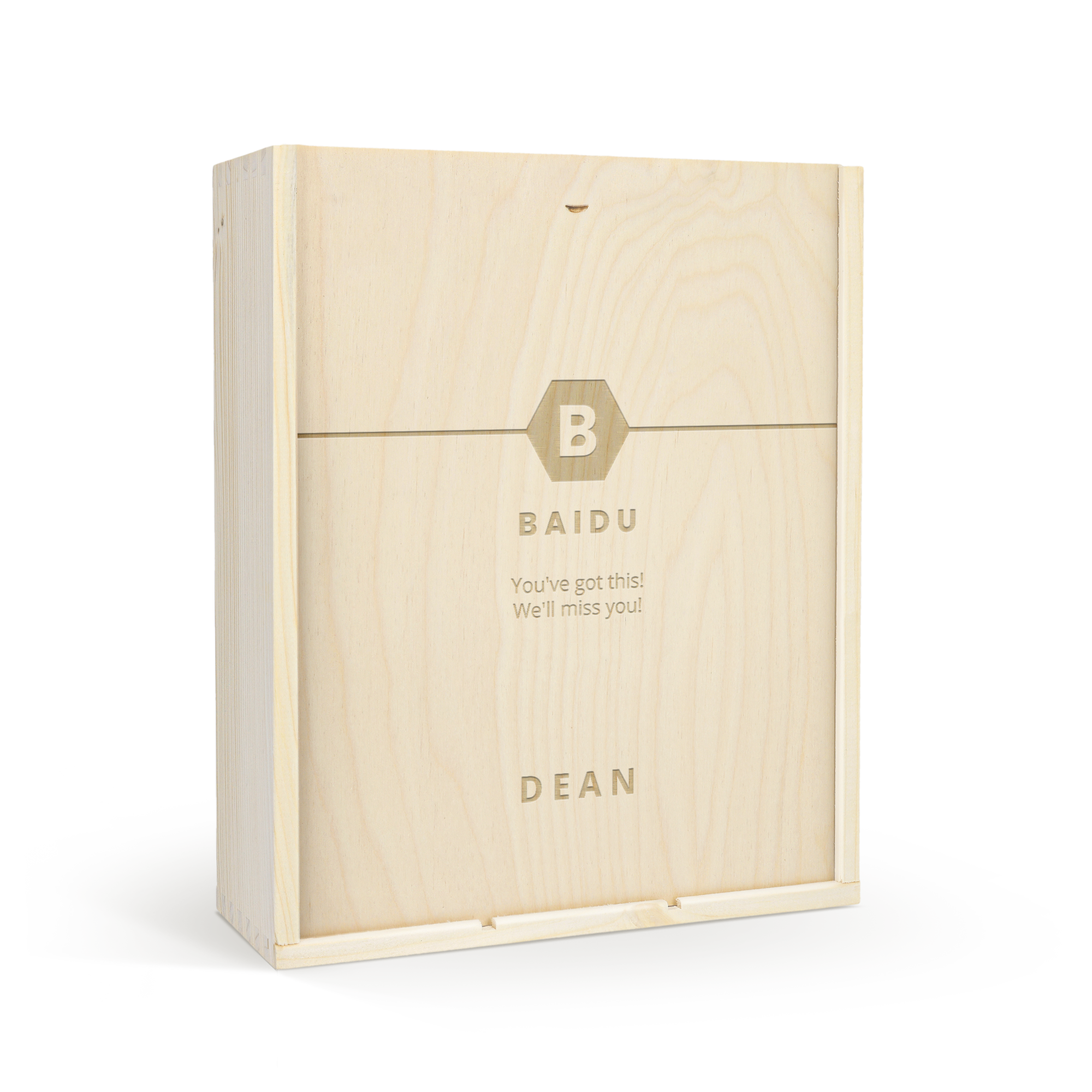 Estuche de madera personalizado