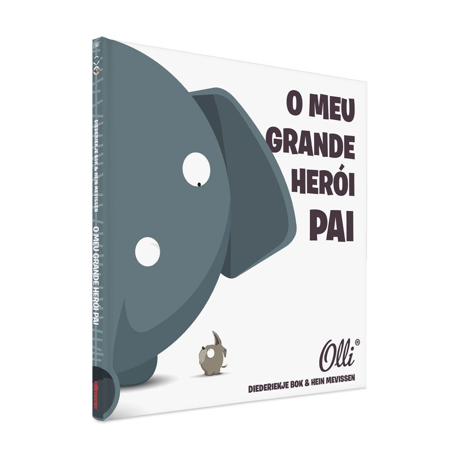 Livro personalizado - O meu grande herói - XL - Capa dura