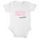 Ensimmäinen äitienpäivä - vauvan body - Valkoinen-50/56