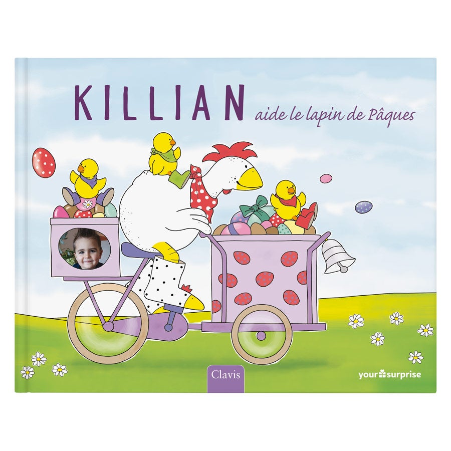 Aider le lapin de Pâque - Livre personnalisé