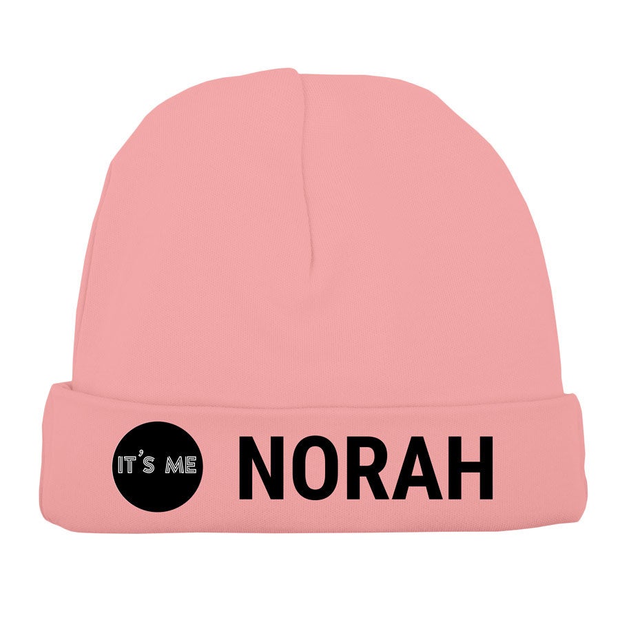 Babymuts bedrukken - Babyroze