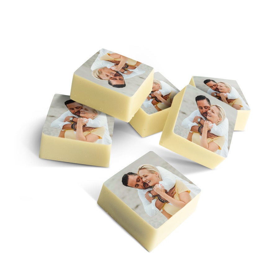 Chocolade bonbons met foto