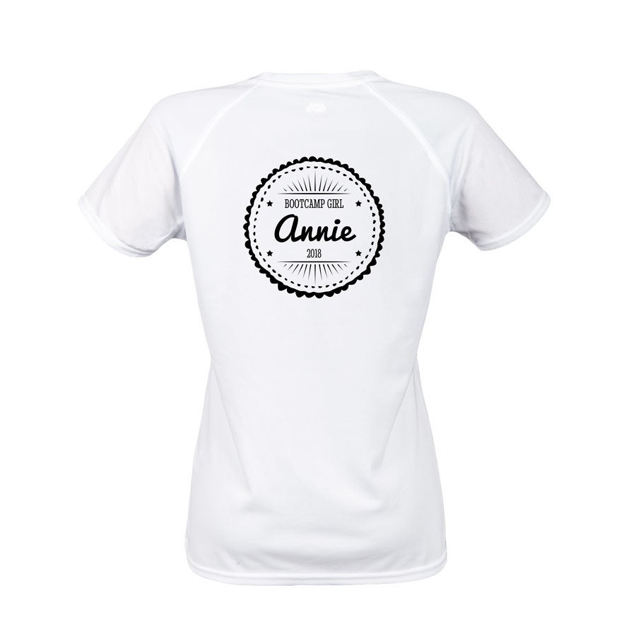 T-shirts para esportes femininos