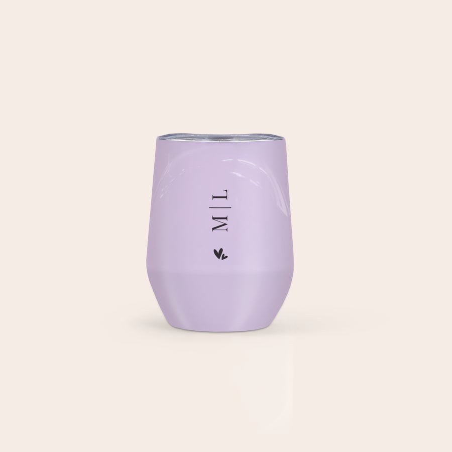 Travel cup with lid Travel cup with lid