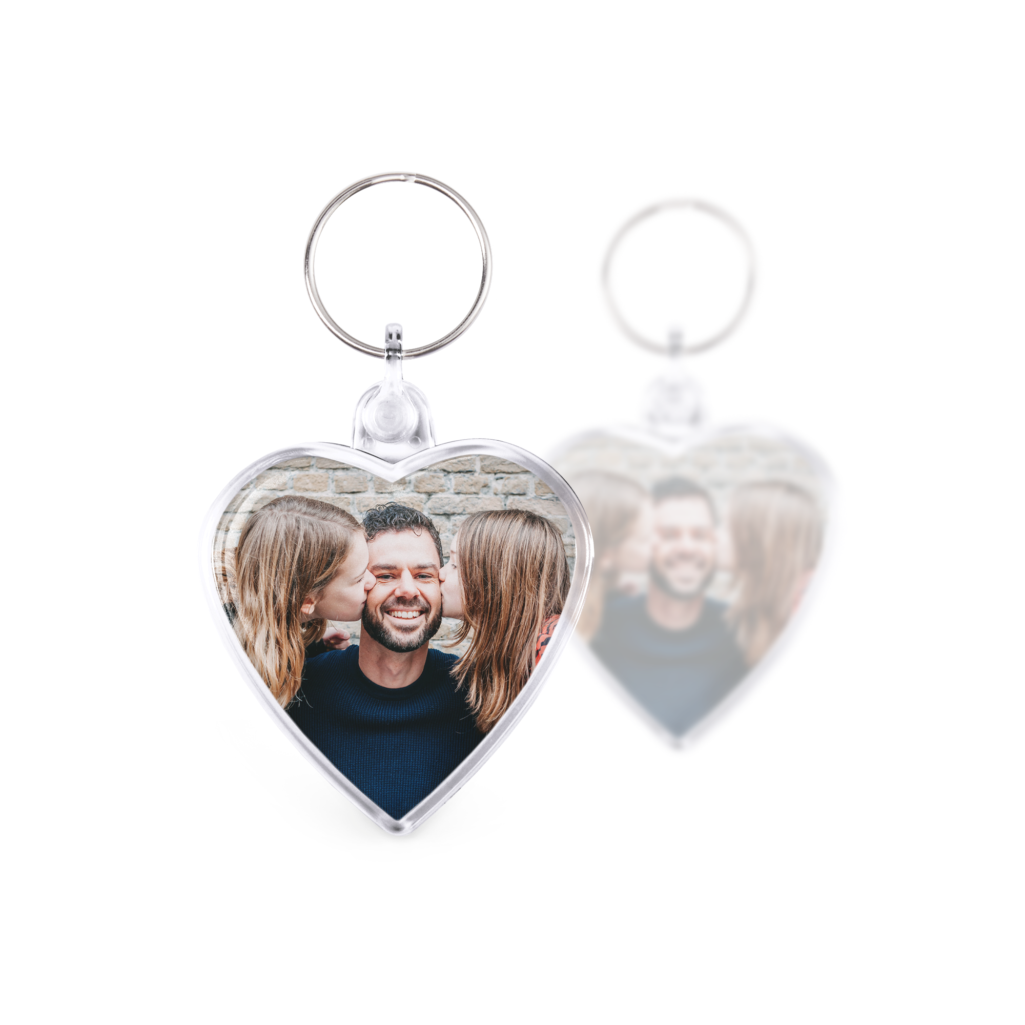 Portachiavi con Foto - Cuore