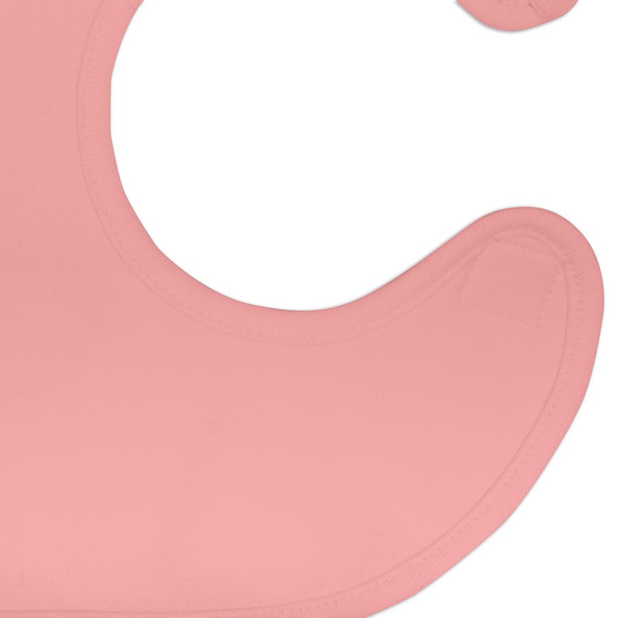 Baby bib - Myk rosa