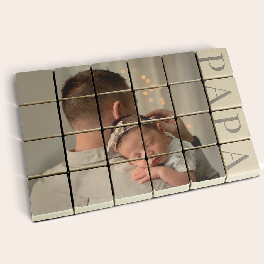 Puzzle en chocolat personnalisé Puzzle en chocolat personnalisé