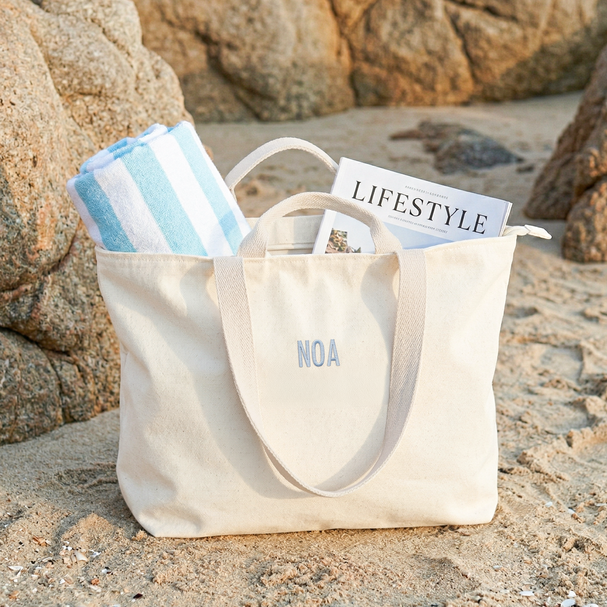 Saco de praia personalizado