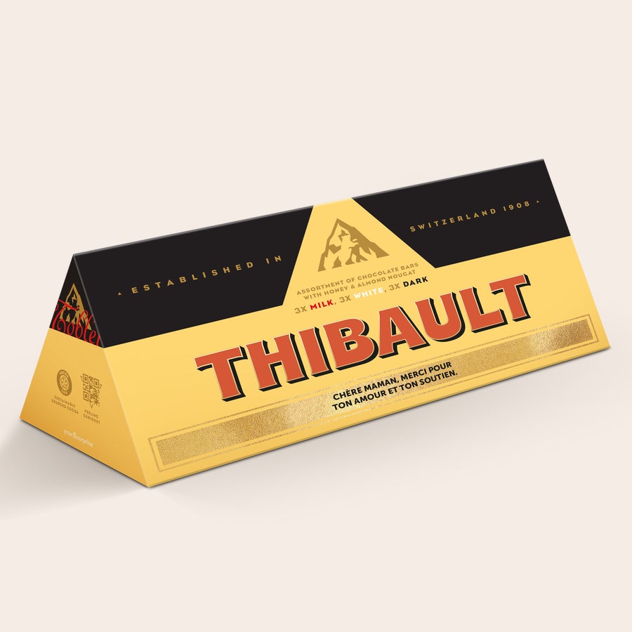 Toblerone personnalisé Toblerone personnalisé
