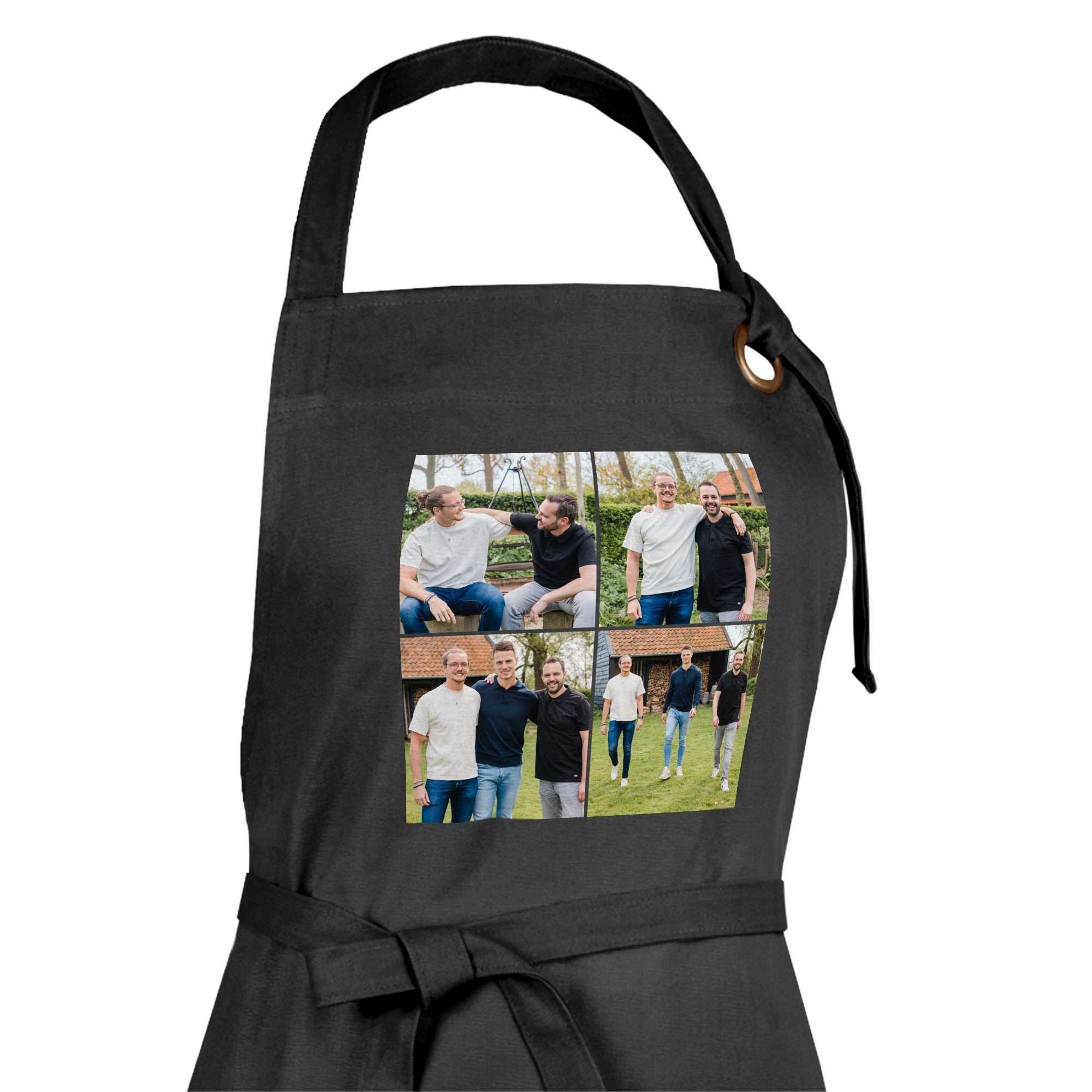Personalised BBQ Apron - Black