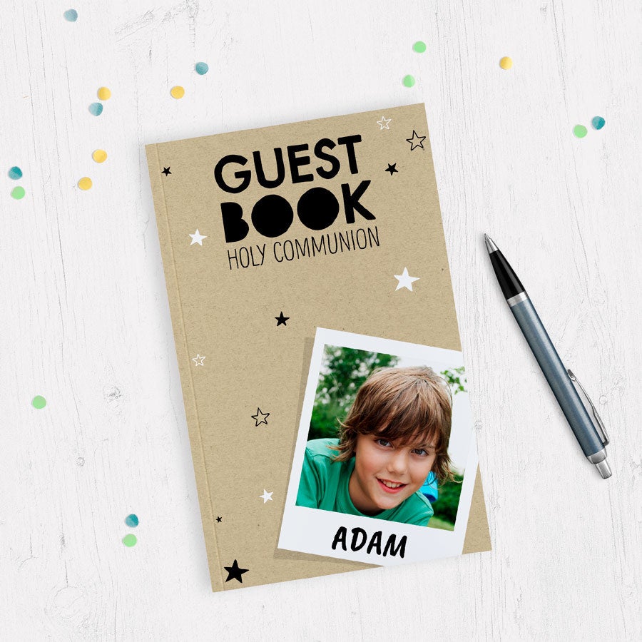 Personalised guestbook - Communion Personalised guestbook - Communion