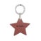 Personalised key ring - Leather - Heart / Star