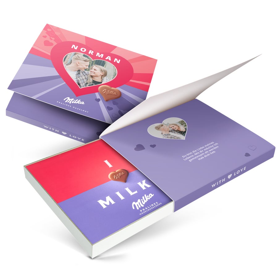 Milka Pralinen personalisieren - Liebe Milka Pralinen personalisieren - Liebe
