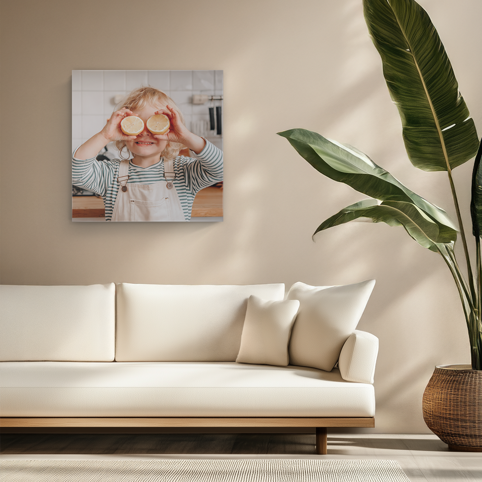 Personalised photo canvas