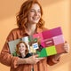 Personoitu Mega Ritter Sport suklaalevy - 8 levyä