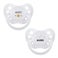 Pacifiers - White - Set of 2