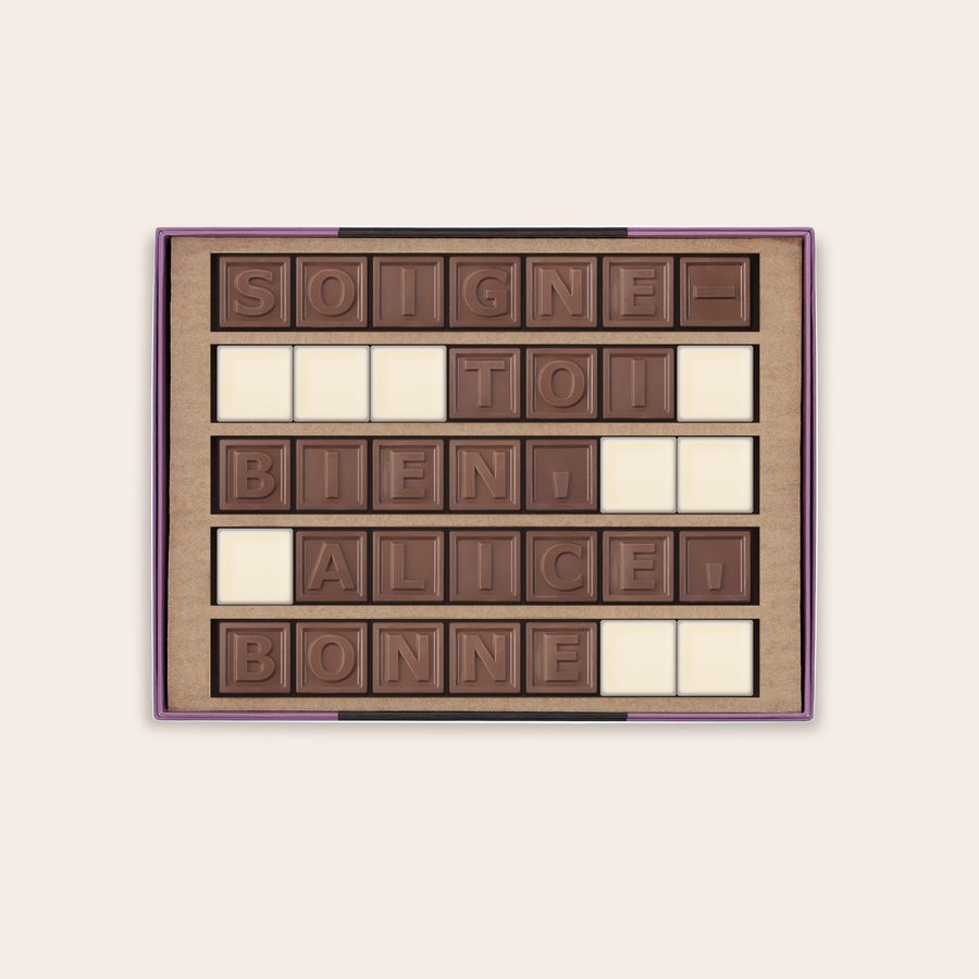 Messages en chocolat - Chocotelegram Messages en chocolat - Chocotelegram